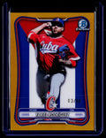 2026 Bowman Chrome #WBC-45 Yariel Rodríguez WBC Flag Gold Refractor #/50