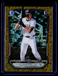 2026 Bowman Chrome #BCP-195 Braylen Wimmer Prospects Gold Shimmer Refractor #/50