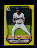 2026 Bowman #BCP-45 Seong-Jun Kim Chrome Prospects Yellow Refractor #/75